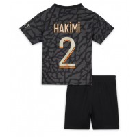 Dječji Nogometni Dres Paris Saint-Germain Achraf Hakimi #2 Rezervni 2023-24 Kratak Rukav (+ Kratke hlače)